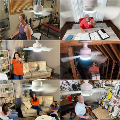 ⏳SUMMER SALE 60% OFF🔥40W LED Ceiling Fan Light – 20.5” Ultra-Quiet with Remote 🎯 | E27 + FREE B22 Adapter 🔌 | For Bedroom 😴, Kitchen 👩‍🍳 & Garage 🛠️ – UK Ready! 🇬🇧