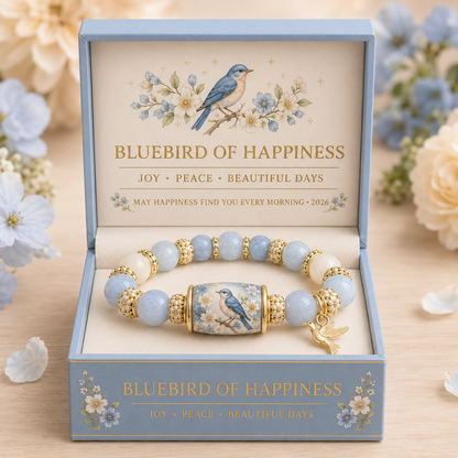🙏 2026 Limited Edition Bluebird Blessings Bracelet  with Exquisite Gift Box