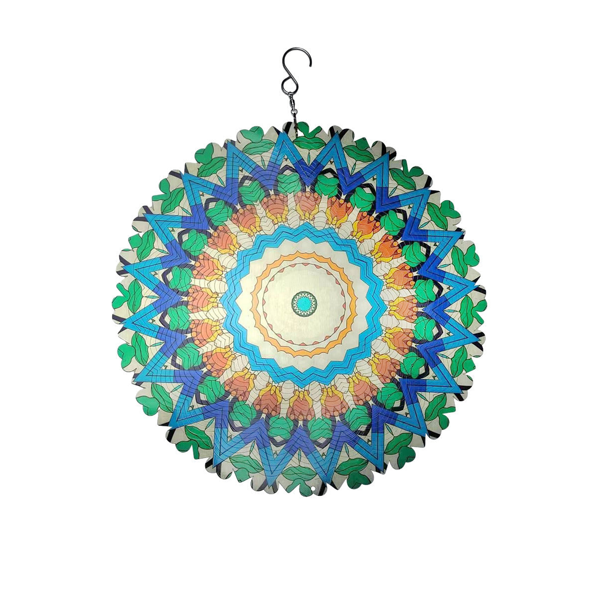🔥🌿 Hot Selling! 3D Mandala Wind Spinner – Beautiful Stainless Steel Bird Decor for Garden & Patio ✨