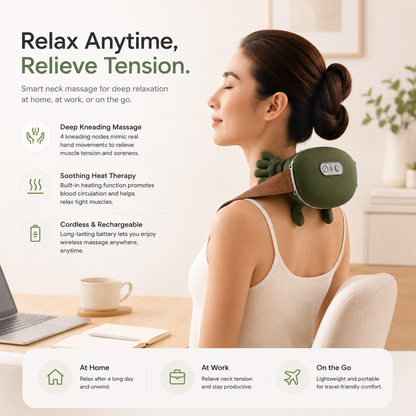 👐Bye-Bye Knots. Hello Relief. Last Day 70%OFF-Finelly Neck & Shoulder Massager.