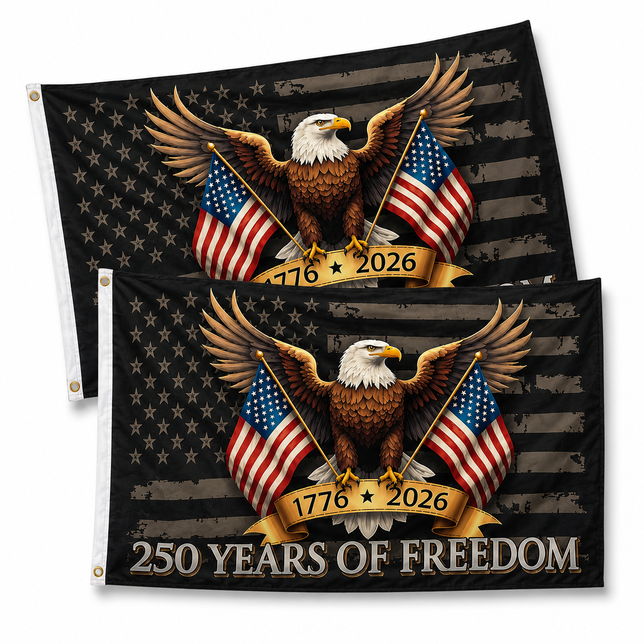 USA 250 Years of Freedom Patriotic Eagle Flag