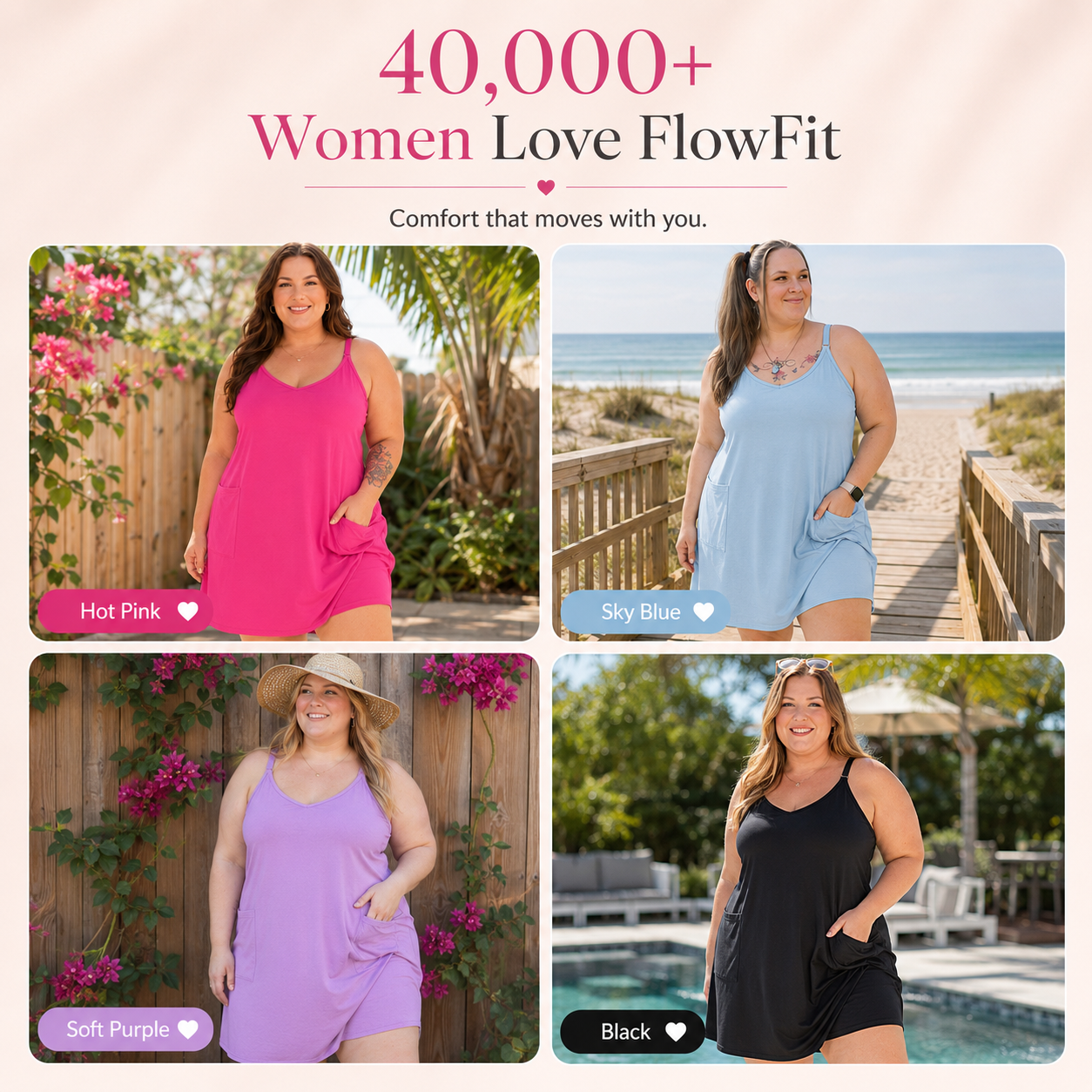 Yunpso™ FlowFit Dress