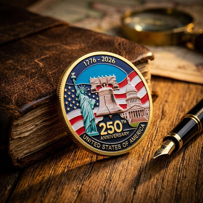 🔥LAST DAY 55% OFF✨9PCS USA 250th Anniversary Commemorative Coin Gift Set