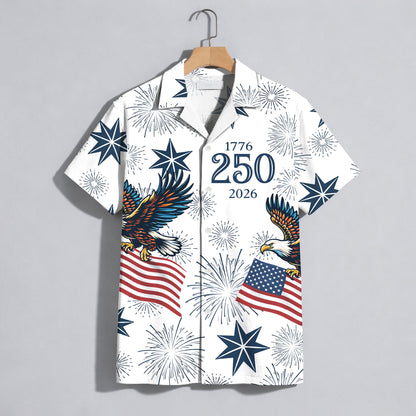 We the People 1776-2026 Stars and Stripes - USA 250th Anniversary Hawaiian Shirt