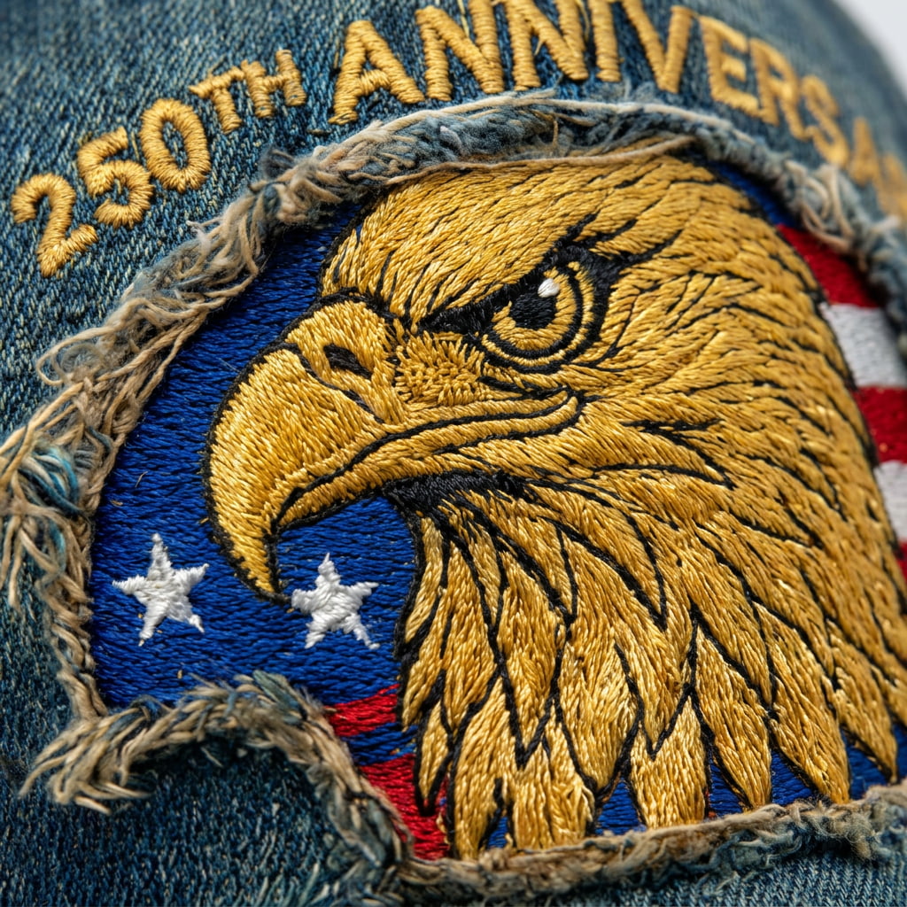 🦅US 250th Anniversary Liberty Eagle Hat — Embroidered. Patriotic. Built to last.