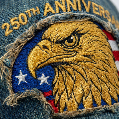 🦅US 250th Anniversary Liberty Eagle Hat — Embroidered. Patriotic. Built to last.