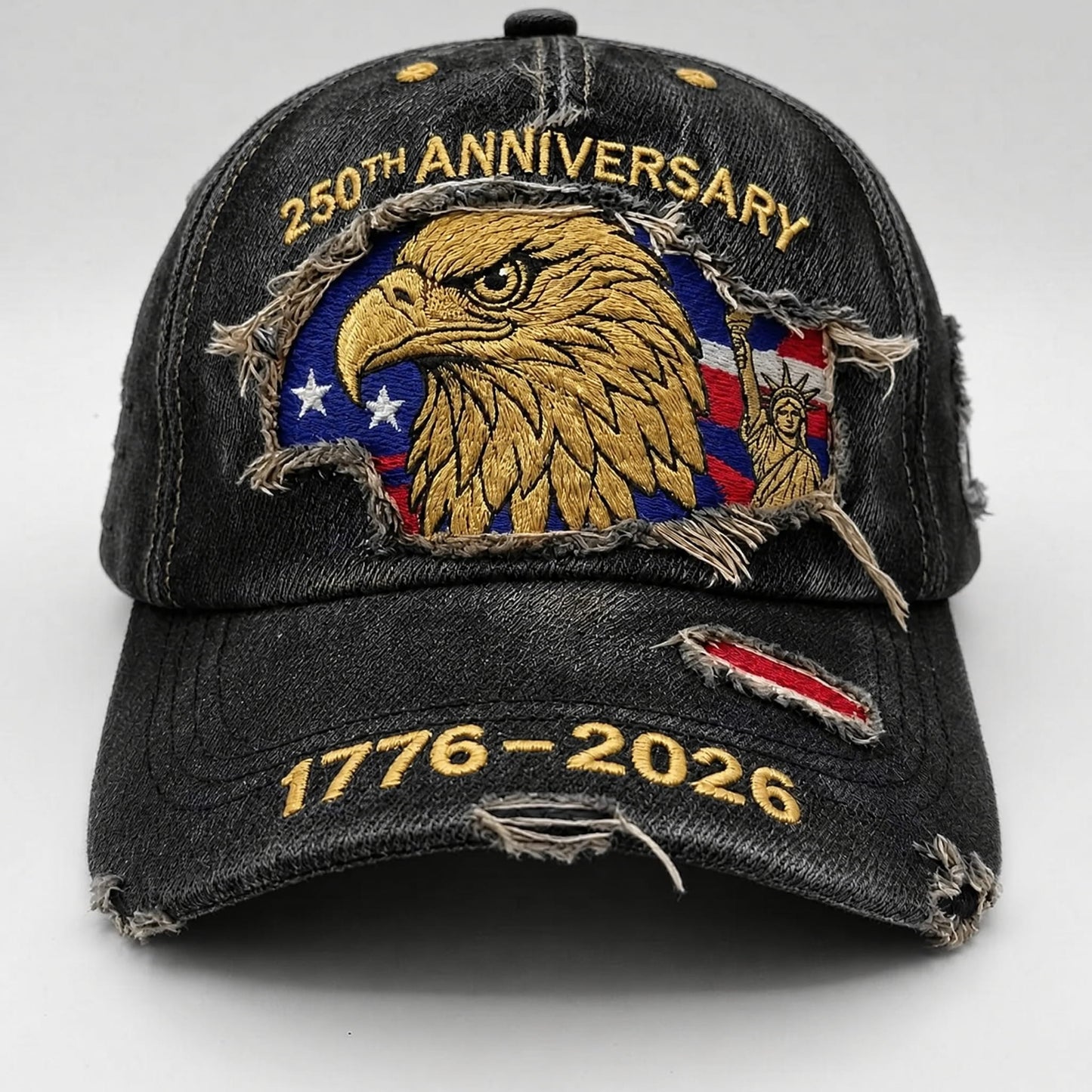 🦅US 250th Anniversary Liberty Eagle Hat — Embroidered. Patriotic. Built to last.