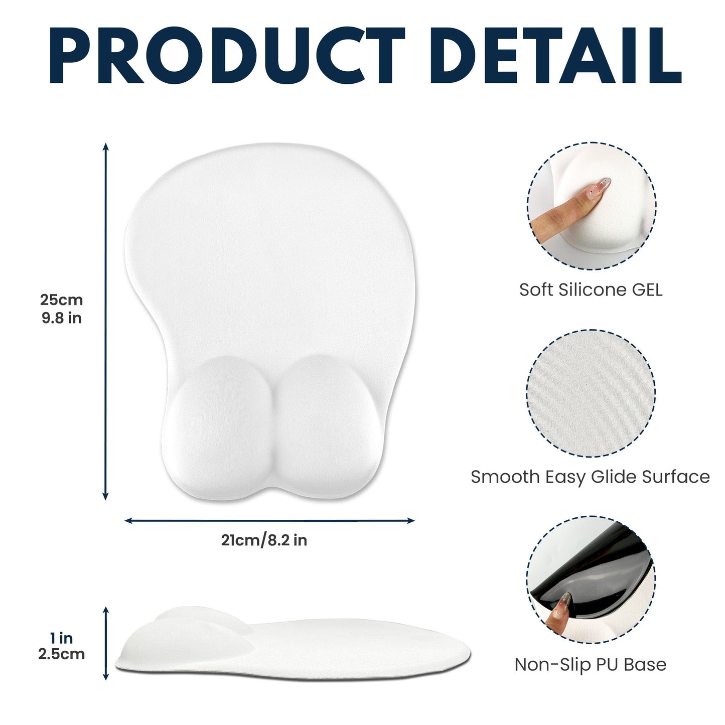 😍🖱️Novelty Wrist Rest Mouse Pad – Sensual, Comfortable & Full of Personality