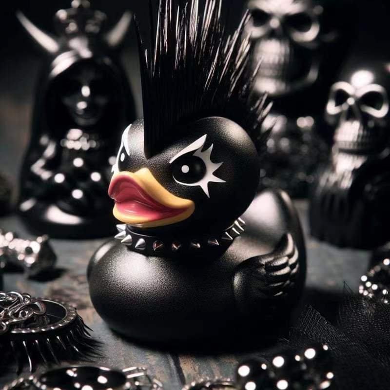 🦆 Not Your Average Duck. Cool Black Trendy Duck — 5 Quirky Styles. Collect Them All.