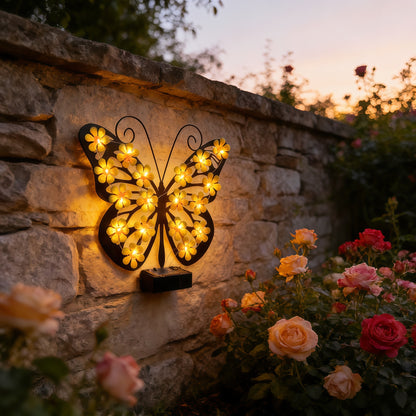 🦋🦋Solar Butterfly Garden Wall Light