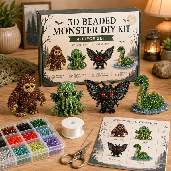 ✨ New for 2026✨ Build Your Own Beaded Mini World | Creative 3D DIY Kit