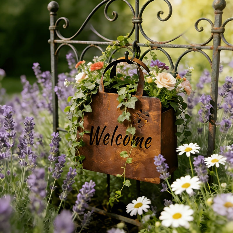 🎁Last Day 50% OFF🌸Rustic Metal Handbag Planter Decor