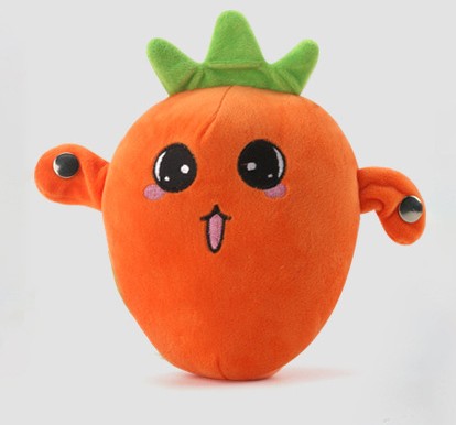 🎵Interactive Music Plush Toy Set🎁–Banana, Strawberry & Carrot Electric Stuffed Toys, Fun Prank & Play Toy for Family, Friends & Couples, Perfect Holiday Gift for Kids & Adults-TI