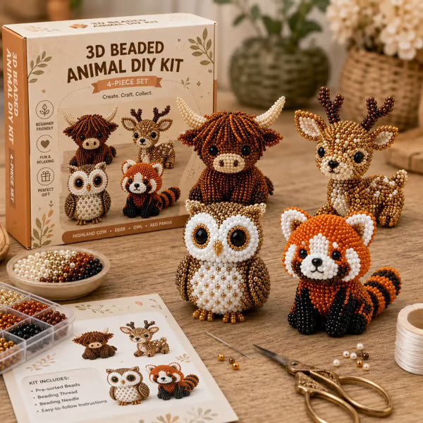 ✨ New for 2026✨ Build Your Own Beaded Mini World | Creative 3D DIY Kit
