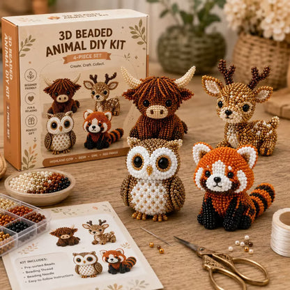 ✨ New for 2026✨ Build Your Own Beaded Mini World | Creative 3D DIY Kit