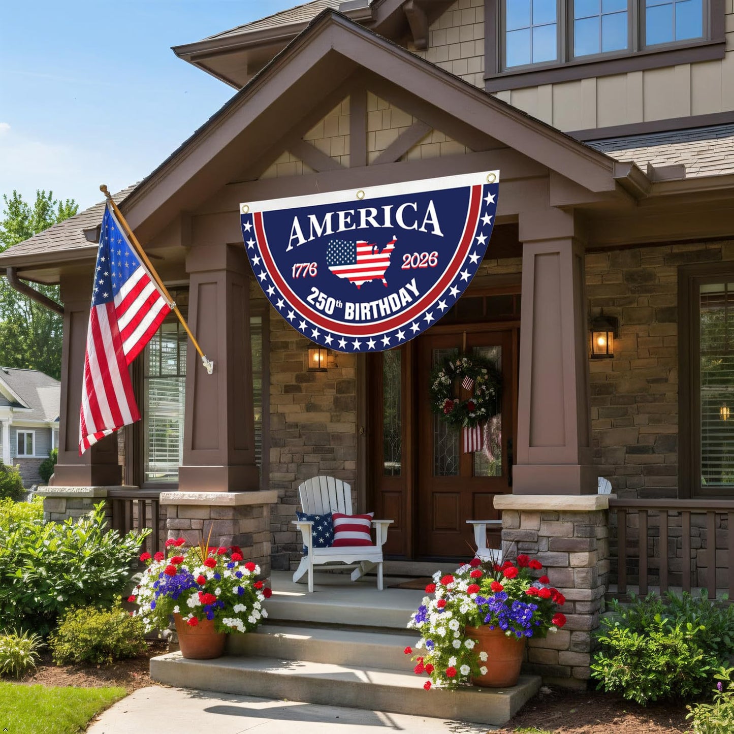 250th Anniversary USA Fan Flag