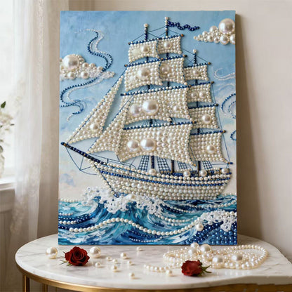 🏰✨DIY Beaded Art Kit - Castle Pearl Painting🎇