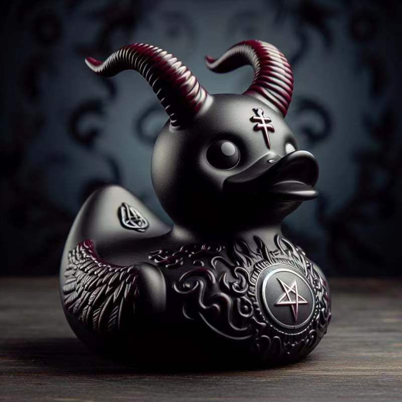 🦆 Not Your Average Duck. Cool Black Trendy Duck — 5 Quirky Styles. Collect Them All.