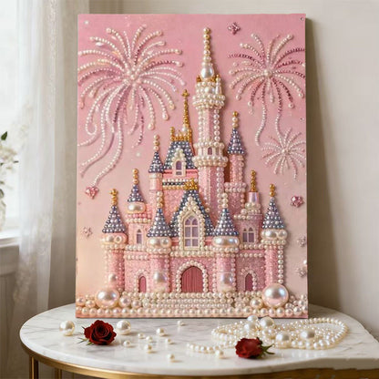 🏰✨DIY Beaded Art Kit - Castle Pearl Painting🎇