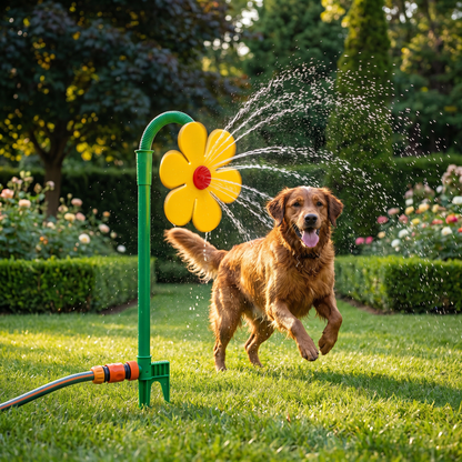 🔥Limited time offer 49%💖 Spinning Sunflower Sprinkler for Dogs
