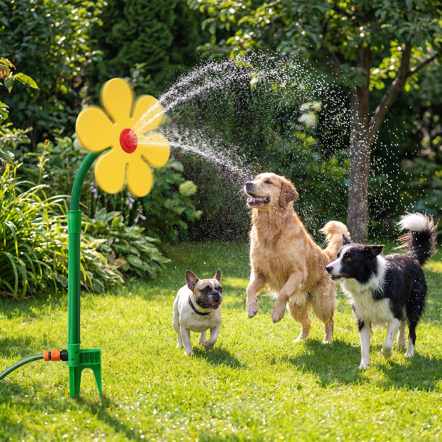 🔥Limited time offer 49%💖 Spinning Sunflower Sprinkler for Dogs