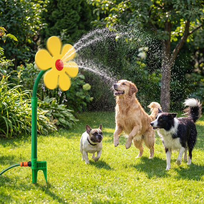 🔥Limited time offer 49%💖 Spinning Sunflower Sprinkler for Dogs