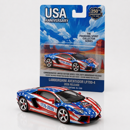 1:64 Aventador USA 250th Anniversary Release