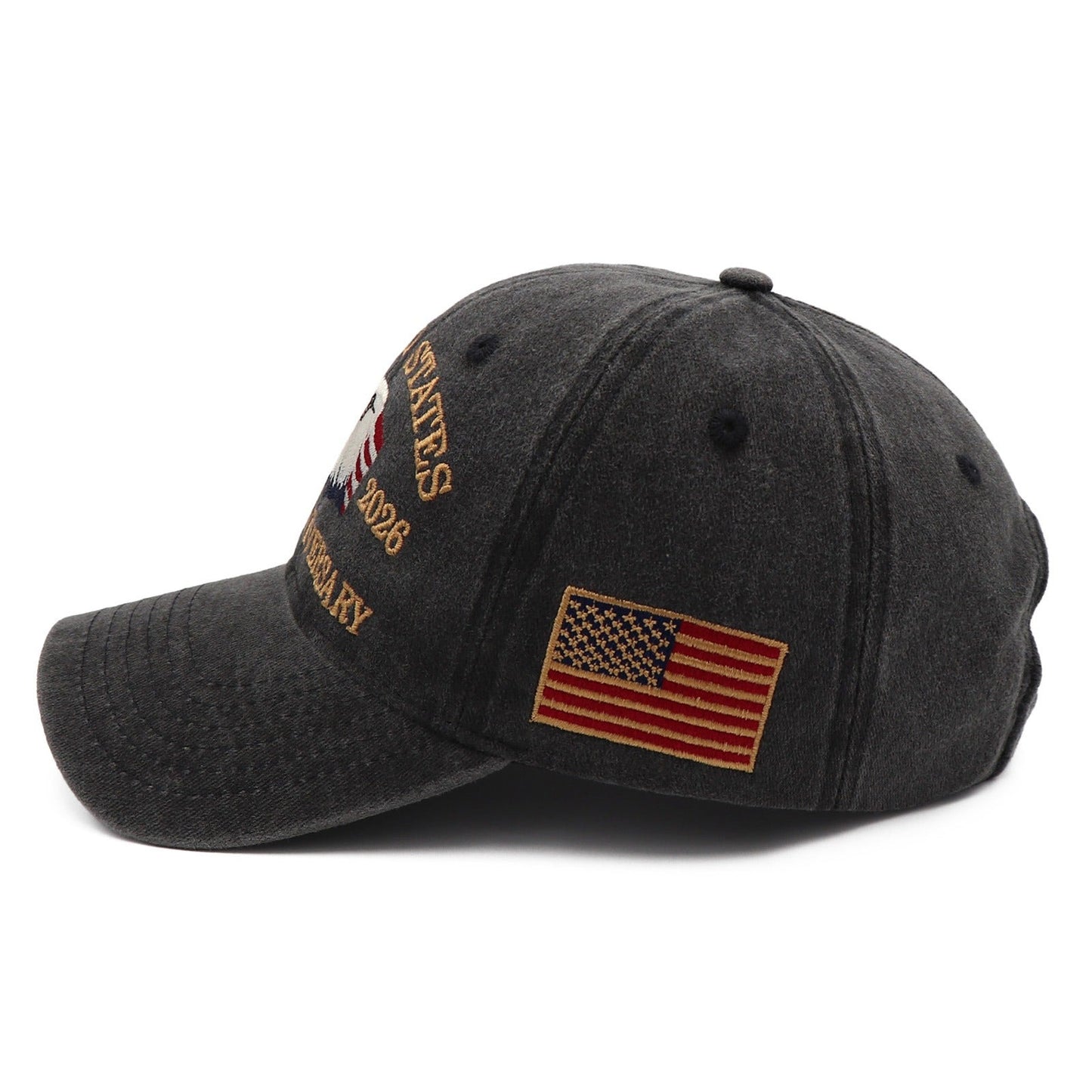 Exclusive USA 250th Anniversary Eagle Cap (1776–2026) —  Embroidered