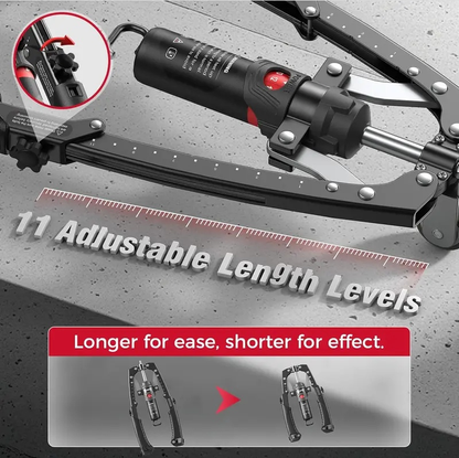 3-in-1 Hydraulic Chest Twister Arm Exerciser & Arm Strength Trainer - Adjustable 22-440lbs Core