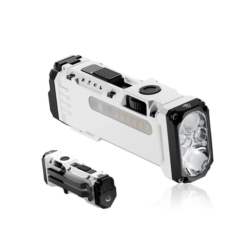 LED work light with 180° rotating head
