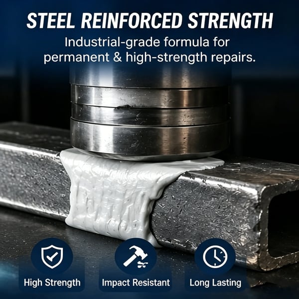 💥SAVE 50% NOW🏠Steel Reinforced Epoxy Repair Putty — Universal Glue for Metal, Wood, Plastic