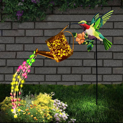 ☀️🐤♻️Solar Hummingbird Garden Stake Lights ☀️🐤♻️