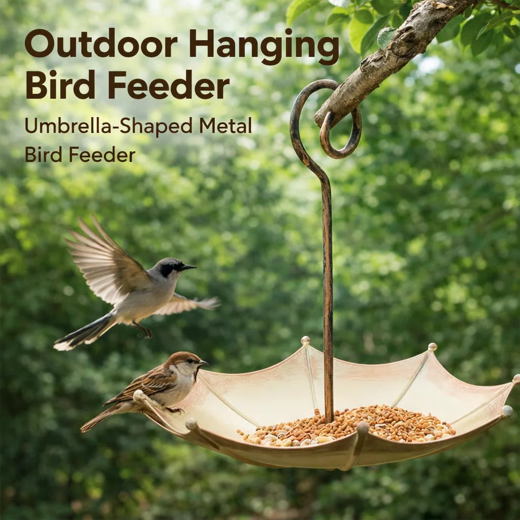 🐦49% OFF🐦Mini Umbrella Bird Feeder — Whimsical Garden Charm