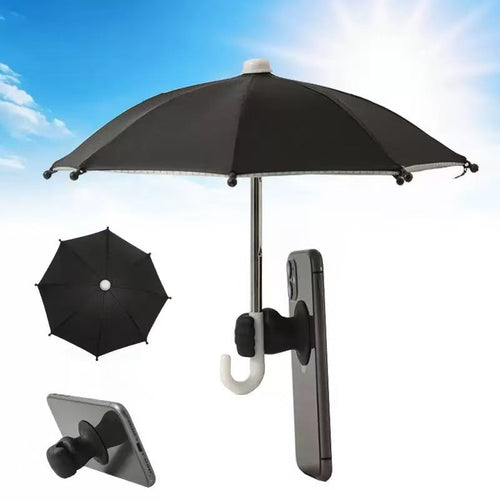 ☂️📱 Adjustable Phone Stand with Sun Shade – Universal Pig Suction Cup Phone Holder