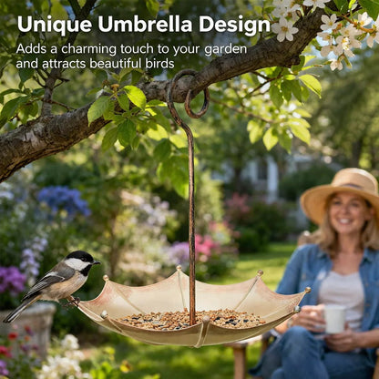 🐦49% OFF🐦Mini Umbrella Bird Feeder — Whimsical Garden Charm