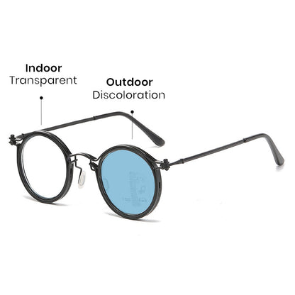 Ultra-Light Multifocal Photochromic Progressive Anti-Blue Light Reading Glasses