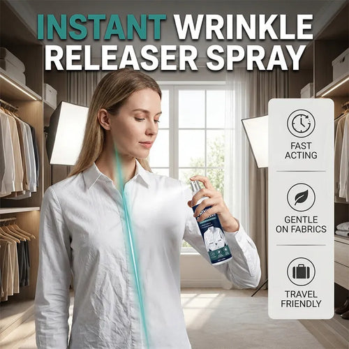 👔✨ Instant wrinkle release – no iron, travel-ready, static-free & fresh.