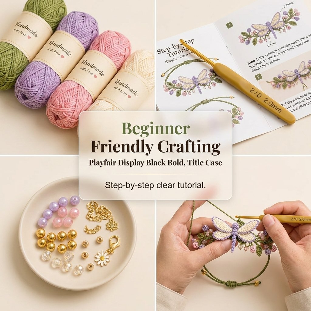 🔥 Last Day 49% OFF - DIY Nature-Inspired Crochet Bracelet Kit
