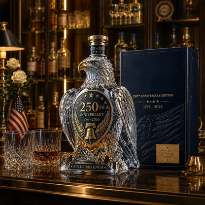 🦅 Hawk Whiskey Bottle — 250th Anniversary Limited Edition. Limited time discount.