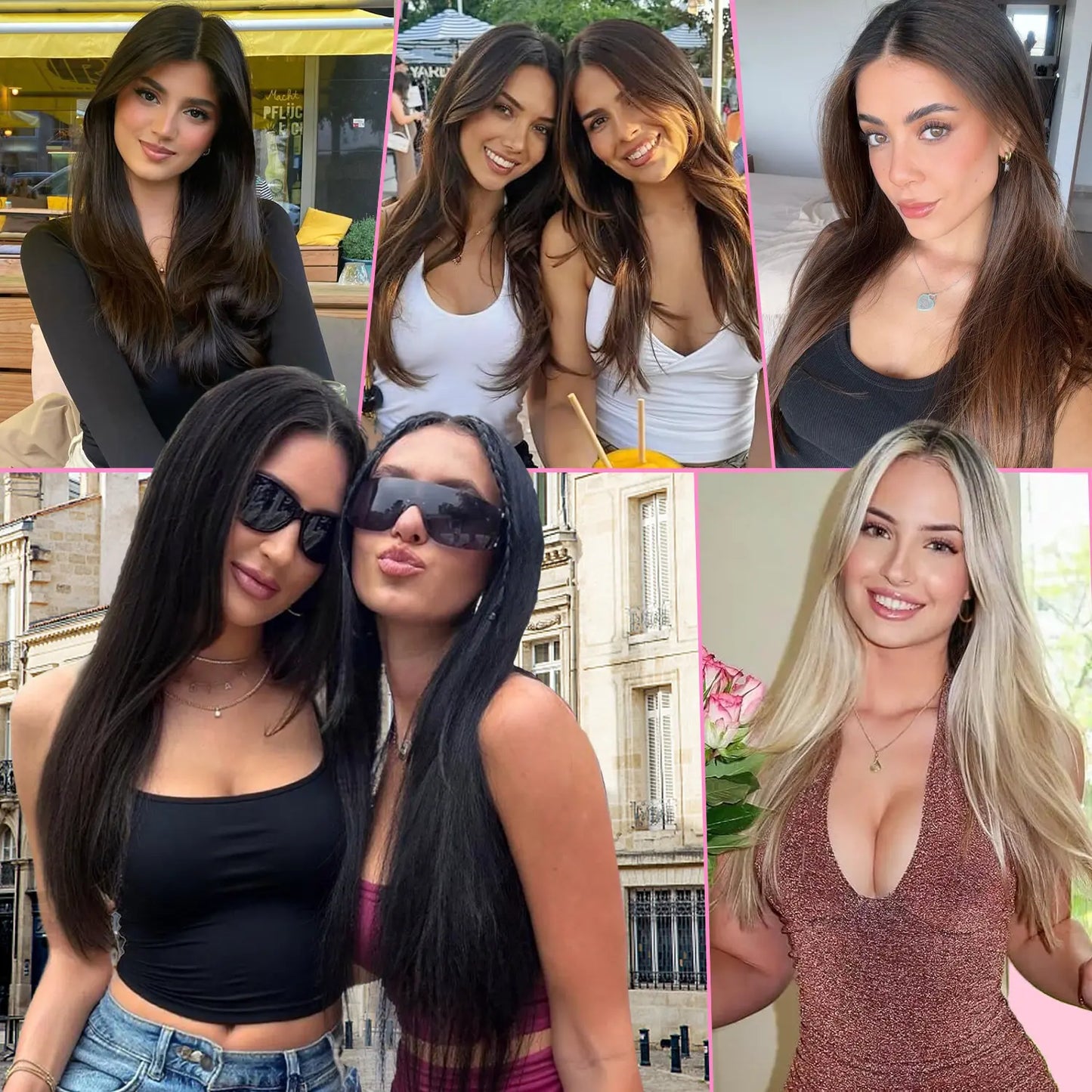 Hair Topper Slightly Layered Synthetic Extensions No Wig