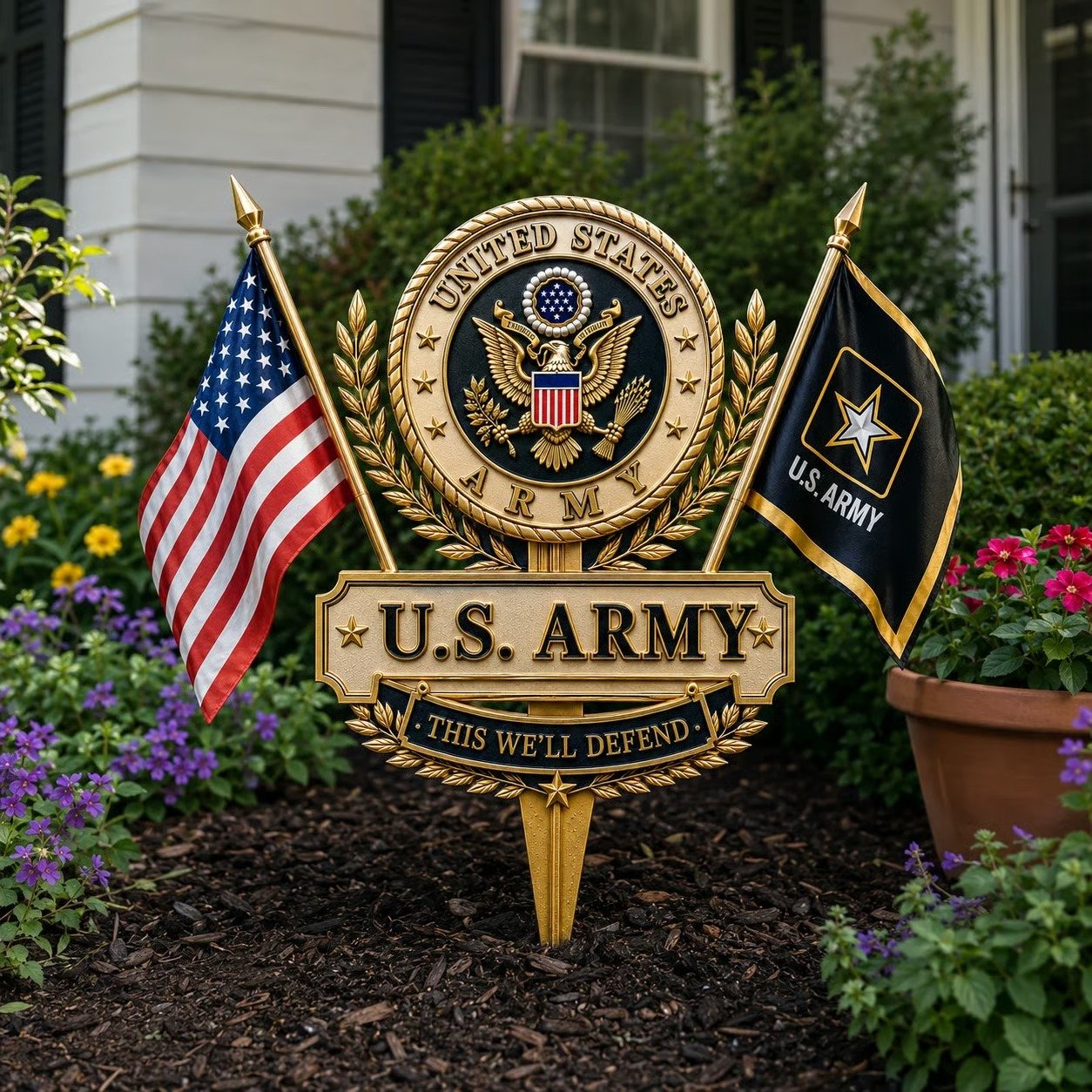 🏆Last Day Promo: 69% OFF 🎖️-US Marine Corps Semper Fidelis Tribute Garden Stake - ✈️Buy 2 Free Shipping Today!