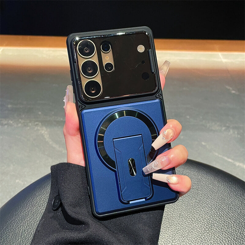 2026 For Samsung S26 Series Full-Coverage, Shockproof Protective Case with Invisible Kickstand