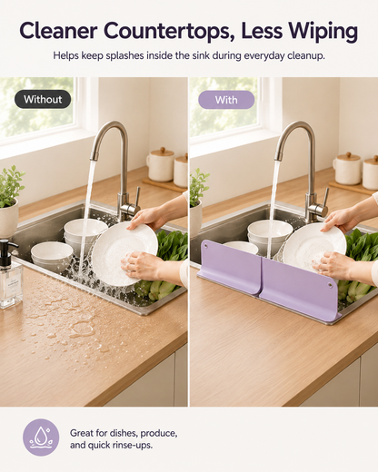 Foldable Silicone Sink Splash Guard