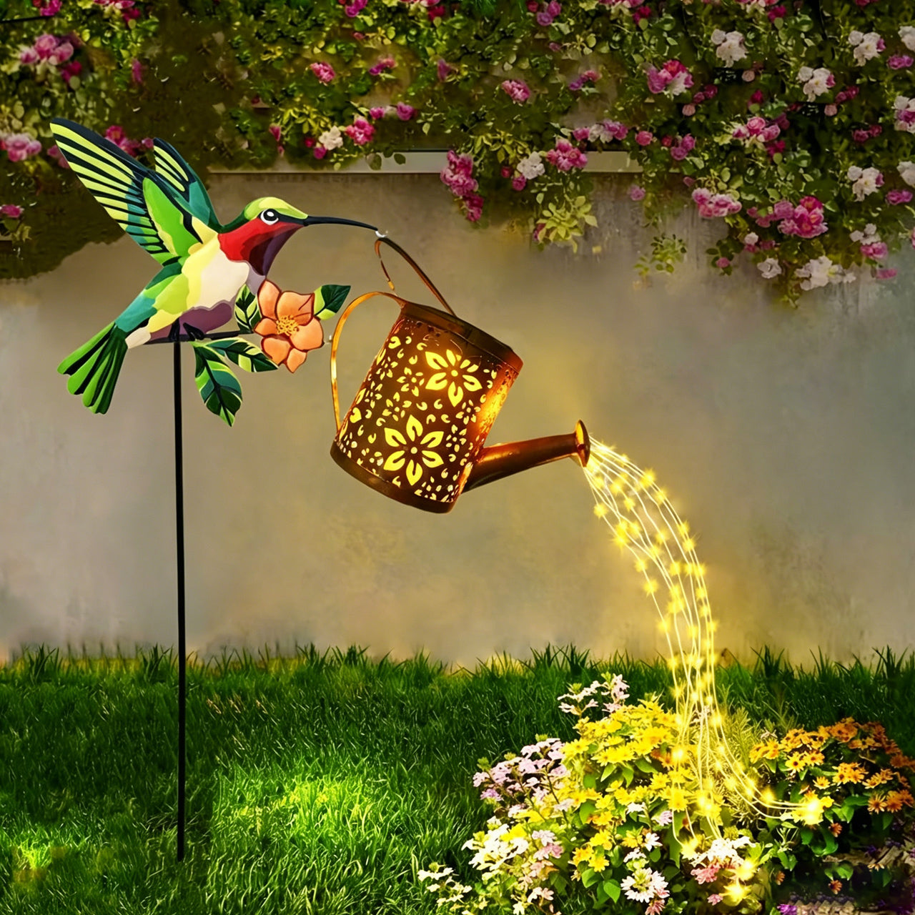 ☀️🐤♻️Solar Hummingbird Garden Stake Lights ☀️🐤♻️