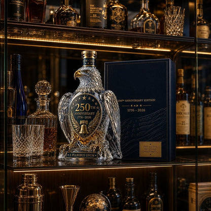🦅 Hawk Whiskey Bottle — 250th Anniversary Limited Edition. Limited time discount.