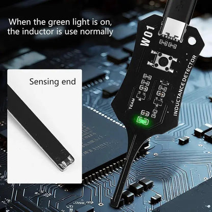 Type-C Motherboard Inductance Tester – Portable Circuit Board Coil Detector for Quick Troubleshooting