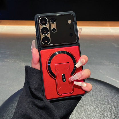 2026 For Samsung S26 Series Full-Coverage, Shockproof Protective Case with Invisible Kickstand