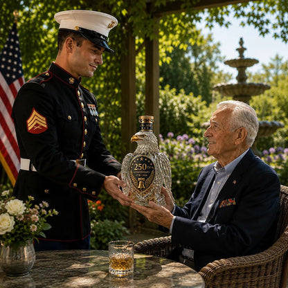 🦅 Hawk Whiskey Bottle — 250th Anniversary Limited Edition. Limited time discount.