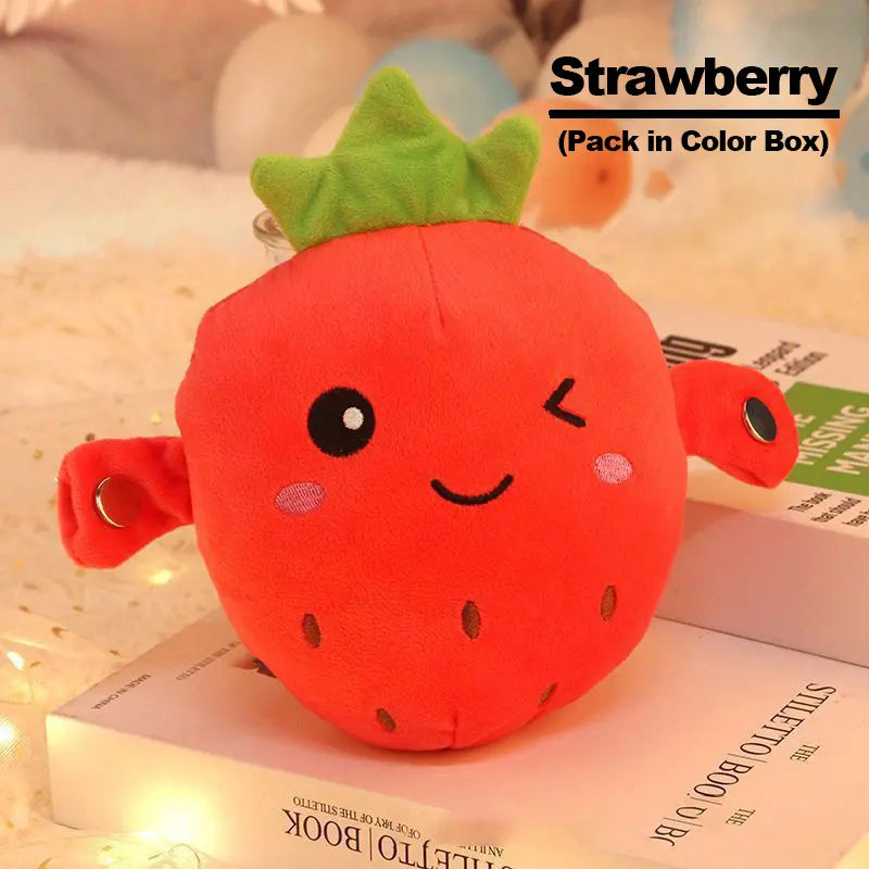 🎵Interactive Music Plush Toy Set🎁–Banana, Strawberry & Carrot Electric Stuffed Toys, Fun Prank & Play Toy for Family, Friends & Couples, Perfect Holiday Gift for Kids & Adults-TI
