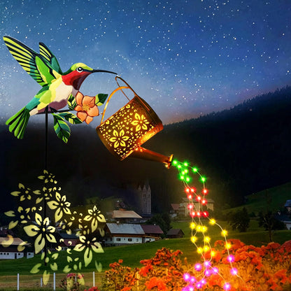 ☀️🐤♻️Solar Hummingbird Garden Stake Lights ☀️🐤♻️